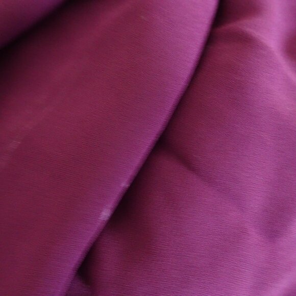 Daniel Rainn Size L Crochet lined Dressy Top Eggplant Wine Burgundy Dressy - Picture 11 of 11